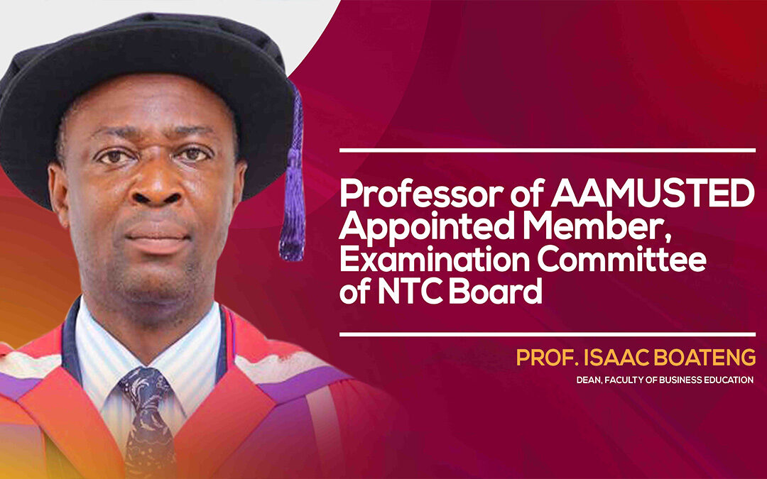 Professor of AAMUSTED Appointed Member, Examination Committee of NTC Board